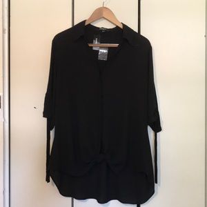 Express Black Blouse